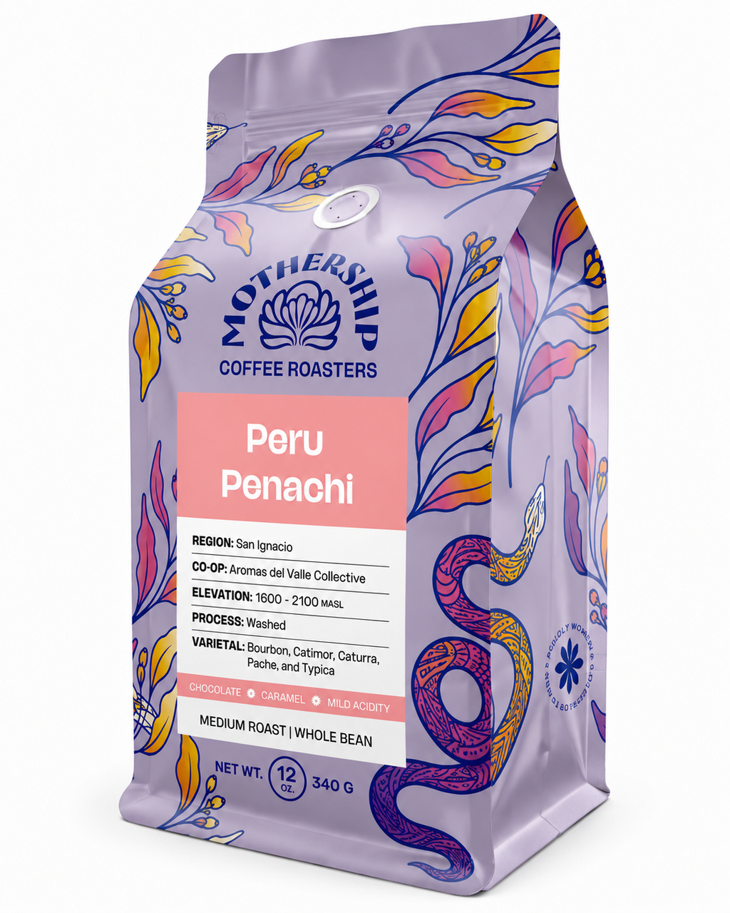 Peruvian Coffee Beans - Medium Roast - Peru Penachi – Mothership