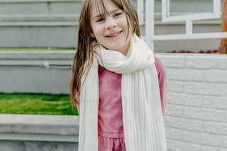 Steamer Beanie & Scarf Set - Cream