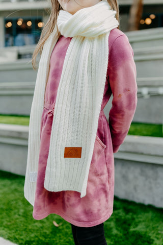 Steamer Beanie & Scarf Set - Cream
