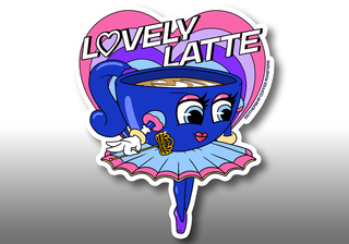 Lovely Latte Sticker