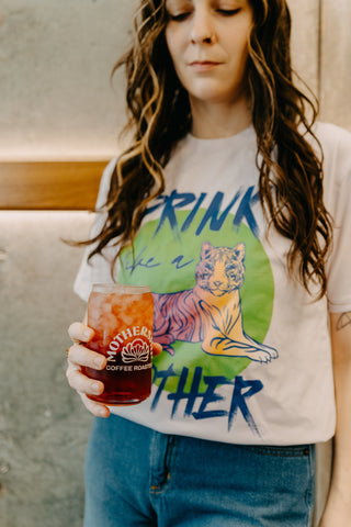 She's A Tiger Tee - Lavender