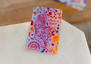 She's A Tiger v.II Holographic Sticker