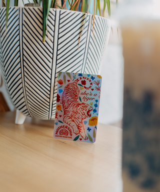 She's A Tiger v.II Holographic Sticker